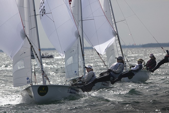 US 470 Women’s sailors Erin Maxwell and Isabelle Farrar - Rolex Miami OCR ©  Rolex/Daniel Forster http://www.regattanews.com